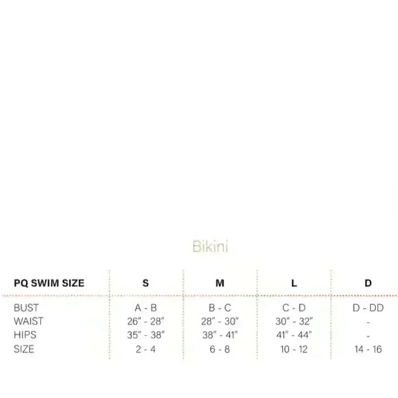 PQ Swim Platinum Swimwear Wild Heart Crochet Trim Bandeau Bikini Top Sz D (XL) - Picture 7 of 7